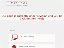 Tablet Screenshot of contego-solutions.com